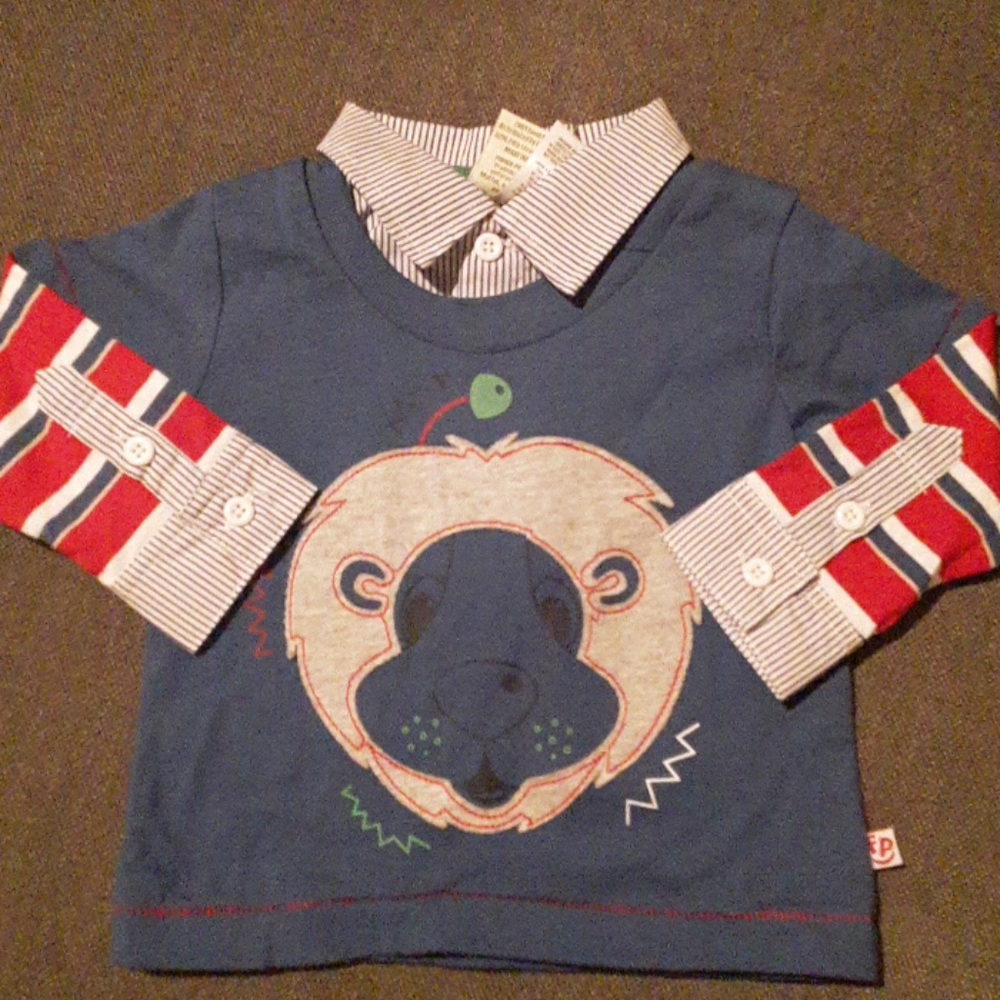 FISHER PRICE BRAND / INFANT BOY SHIRT / SIZE 12 MO